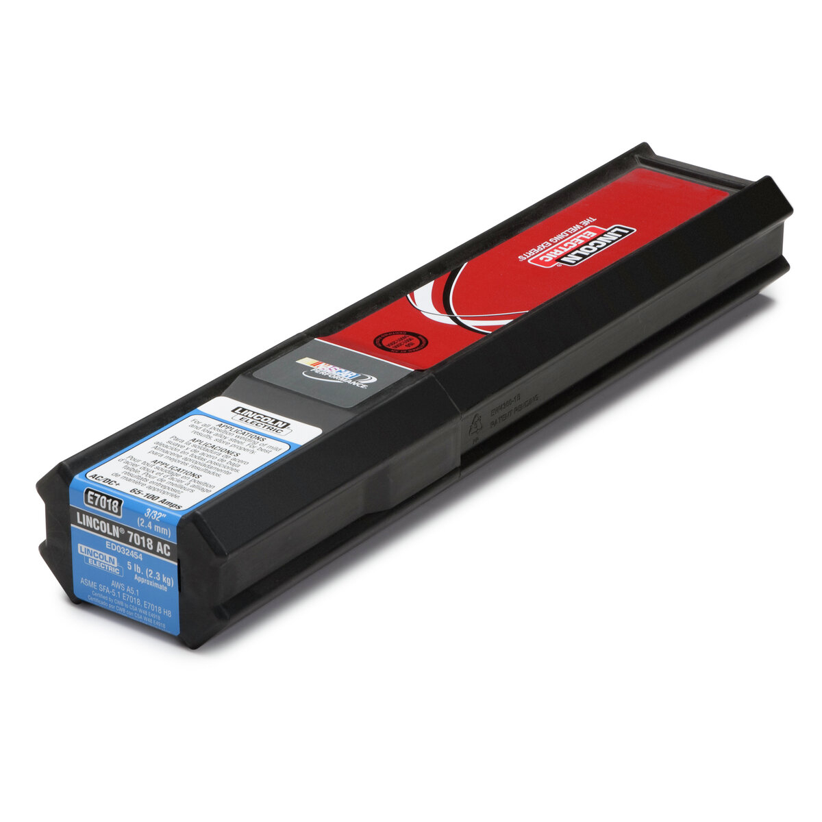 Lincoln Electric® Lincoln® 7018 AC - RSP Carbon Steel Stick Electrode E7018 H8|E7018 Low Hydrogen|Steel 1/8 (0.125)in 20LB Plastic Tube
